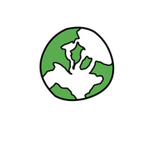 Hand Drawn earth 