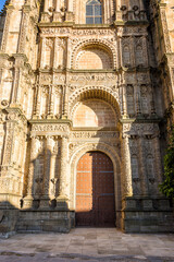 Entrance portal to the cathedral of Plasencia (Spain)