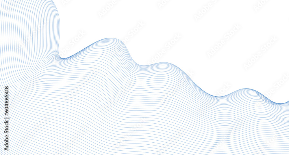 Poster modern abstract background. abstract wave element for design. wave with lines created using blend to