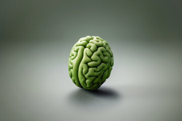 Green peabrain, a pea sized brain, Generative AI