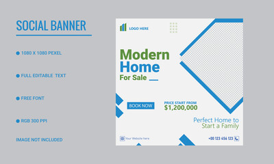 Modern Home Banner Template