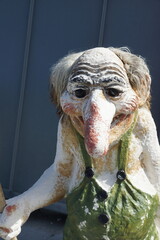 Sculpture de troll en Norvège