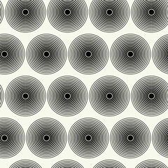 Vector monochrome geometric pattern in simple graphic design. Fashion trendy geometry.