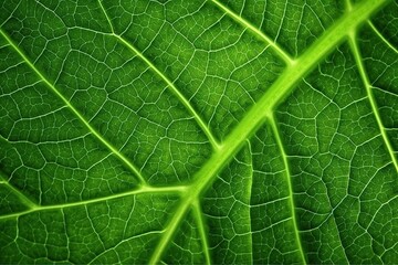 The texture of a tree leaf. Macro texture of foliage. Background leaf of a tree.