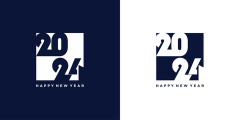 2024 logo design vector with modern creative style
