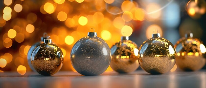 Christmas arora hd wallpaper, in the style of bokeh panorama, ai generative