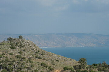 Lake reserve Hula in Israel