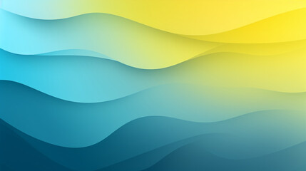abstract background with waves in light blue and yellow colors. Image Generative AI