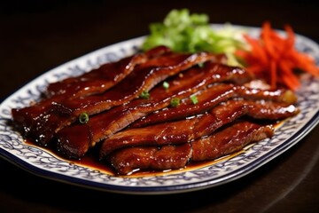 Generative AI Peking Roast Duck Peking duck is a dish from Beijing Food Photography