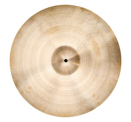 Cymbal solated on transparent background