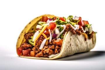 Generative AI taco mexico mexican Food Photography