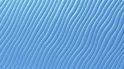 Blue Seersucker Fabric Texture Background - Textile Material - Generative AI