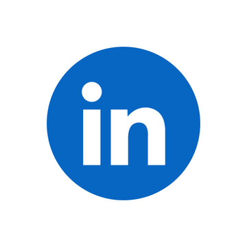 Linkedin Logo. Linkedin Icon , Social Media Icons. Social Media And Social Network Logos. Vector Editorial