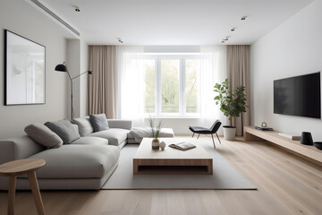 Fototapeta na wymiar Modern living room