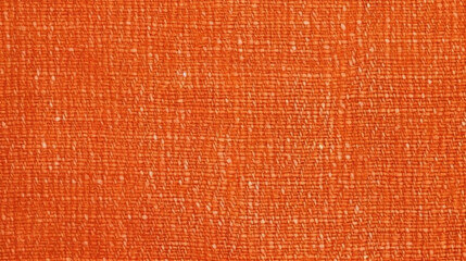 Fototapeta premium Orange Broadcloth Fabric Texture Background - Textile Material - Generative AI