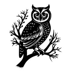 owl on tree