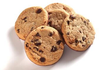 Cookies with chocolate