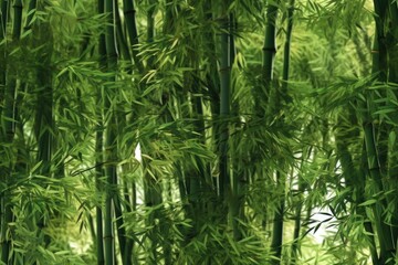 Fototapeta premium Bamboo Forest Grove Trees Seamless Texture Pattern Tiled Repeatable Tessellation Background Image