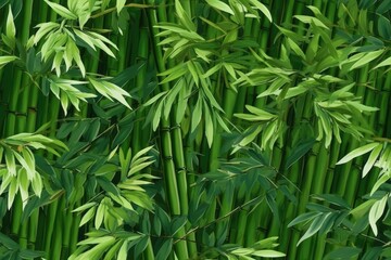 Naklejka premium Bamboo Forest Grove Trees Seamless Texture Pattern Tiled Repeatable Tessellation Background Image