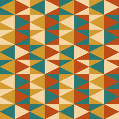 Fototapeta premium Abstract geometric background. Seamless vector pattern