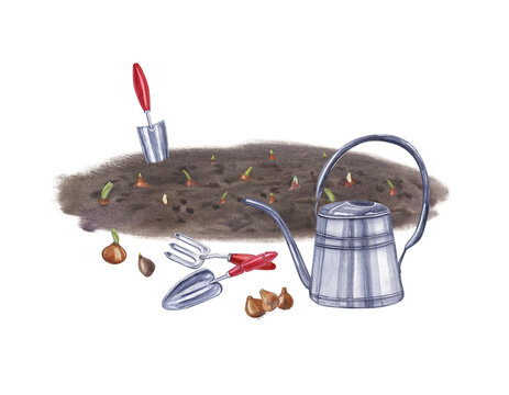 Watering Can clip art preview