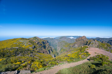 landscape Pico Ruivo Madeira Island