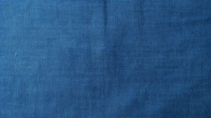 Blue Broadcloth Fabric Texture Background - Textile Material - Generative AI