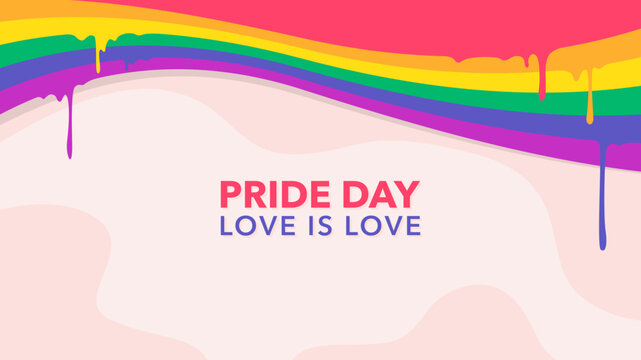 Pride Day Rainbow Background Wallpaper