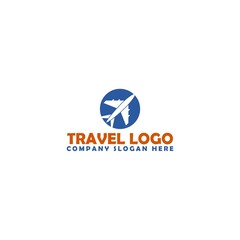 Travel Logo Icon Design Template. Air Travel logo isolated on white background