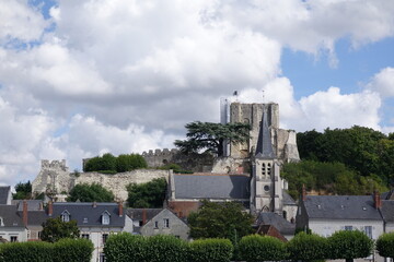 Kirche und Donjon in Montrichard