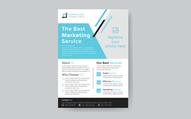 Corporate business flyer template design. design template.  marketing, business proposal, promotion, advertise, publication, cover page.