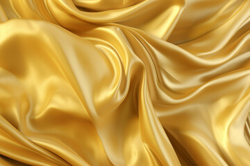 Liquid golden background, exuding the opulent texture of silk. Ai generated