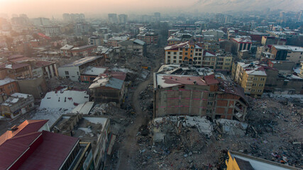 Elbistan Kahramanmaras Turkey 02 07 2023 Turkey Earthquake 2023. A devastating magnitude 7.8...