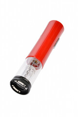 Automatic corkscrew for opening bottle caps. Electric Wine Bottle Opener.