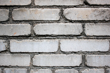 Old brick wall. Dirty old brickwork, background, texture.