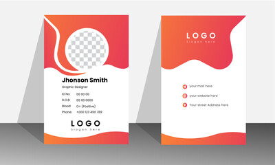  Professional Identity Card Template Vector for Employee and Others
