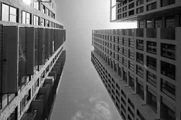 Apartment Buildings Clear Day Eindhoven