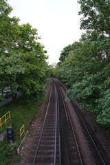 Fototapeta premium railway in the countryside