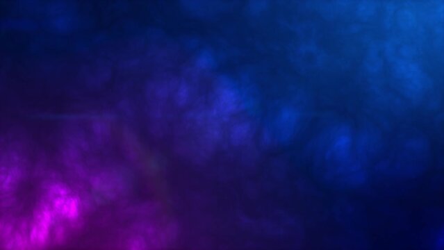 abstract animated blue and purple gradient smoke energy background with light rays