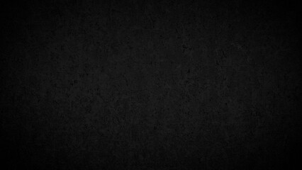Abstract Black wall texture for pattern background. wide panorama picture. Black wall texture rough background dark concrete floor or old grunge background with black