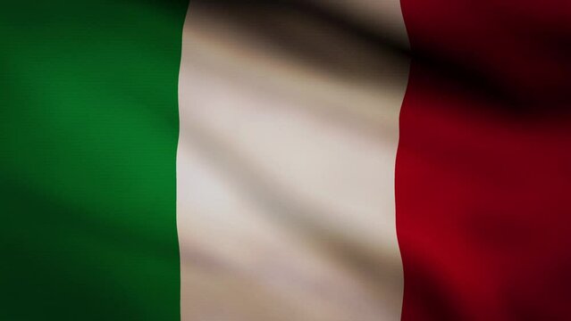 Italy waving flag