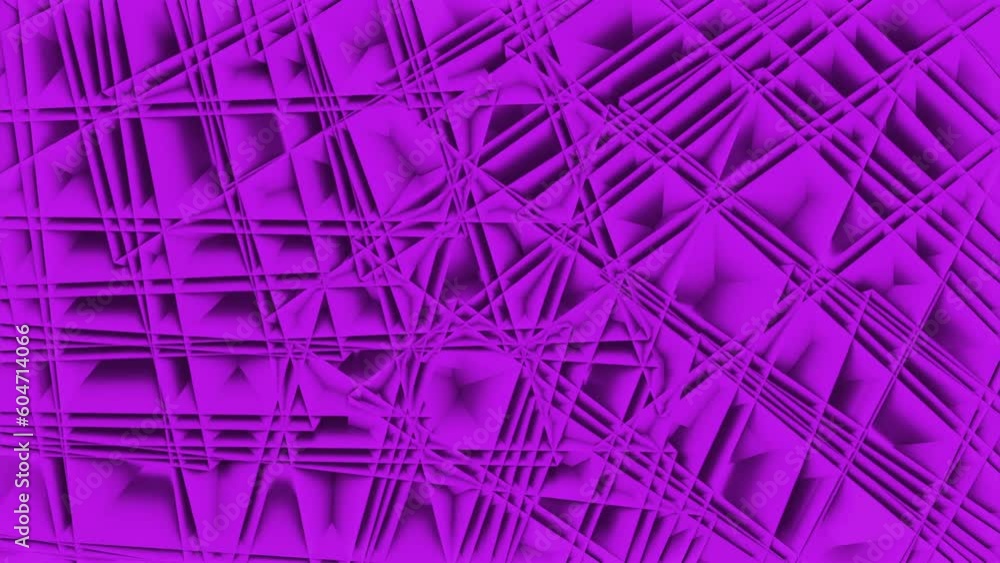 Poster abstract futuristic fractal rid background. design. lilac pattern with kaleidoscopic grid.