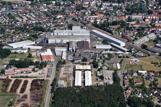 Torgelow, Industriegebiet Borkenstra&szlig;e 2016