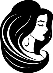 Hair - High Quality Vector Logo - Vector illustration ideal for T-shirt graphic