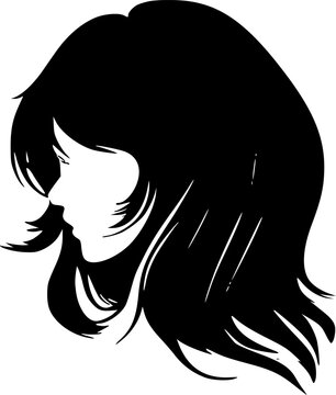 recommend clip art: Hair - High Quality Vector Logo - Vector illustration ideal for T-shirt graphic