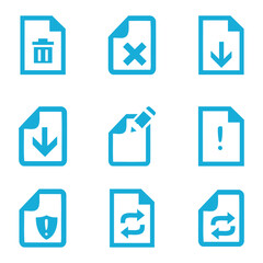 flet set document file, vektor logo icon © Heydersyahjihanadha