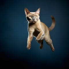 Harmony in Motion: Showcasing the Graceful Movements of Burmese Cats