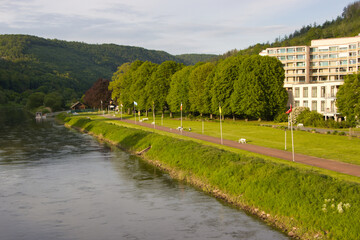 Bad Karlshafen an der Weser im Frühjahr/ Weserbergland-Hessen-Deutschland