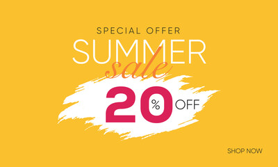 summer sale offer 20% off, summer sale 20% off, summer sale banner, summer sale offer banner design