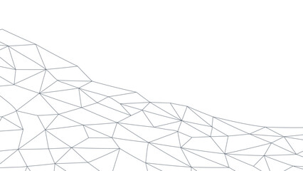 Abstract geometric background. Plexus mesh backdrop. Vector